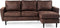 Furntastik 3 zits bank CL L+R, stof Savannah, S430 bruin