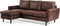 Furntastik 3 zits bank CL L+R, stof Savannah, S430 bruin
