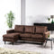Furntastik 3 zits bank CL L+R, stof Savannah, S430 bruin