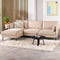 Furntastik 3 zits bank CL links, stof Danny, D460 beige