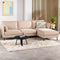 Furntastik 3 zits bank CL rechts, stof Danny, D460 beige