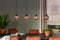 Furntastik Abbasanta Hanglamp, 4-lichts, smoke glas
