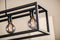 Furntastik Alberobello Hanglamp, 5-lichts, zwart