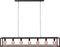 Furntastik Alghero Hanglamp, 7-lichts, zwart