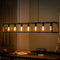 Furntastik Alghero Hanglamp, 7-lichts, zwart