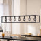 Furntastik Alghero Hanglamp, 7-lichts, zwart