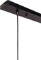Furntastik Alghero Hanglamp, 7-lichts, zwart