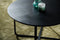 Furntastik Aljezur Salontafel rond, 75 cm, zwart