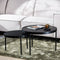 Furntastik Amora Salontafel rond, set van 2, zwart