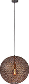 Furntastik Anxur Hanglamp, 50 cm, zwart