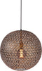 Furntastik Anxur Hanglamp, 50 cm, zwart