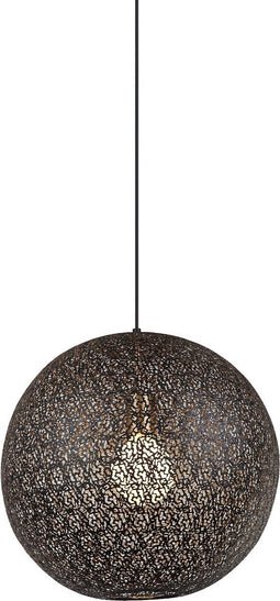 Furntastik Aosta Hanglamp, 40 cm, zwart
