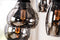 Furntastik Arezzo Hanglamp, 6-lichts, smoke glas
