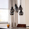 Furntastik Arezzo Hanglamp, 6-lichts, smoke glas