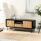Furntastik Arrentela Tv-meubel, 140 cm, Acacia pure