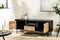 Furntastik Arrentela Tv-meubel, 140 cm, Acacia pure