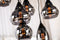 Furntastik Ascoli Piceno Hanglamp, 9-lichts, smoke glas
