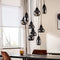 Furntastik Ascoli Piceno Hanglamp, 9-lichts, smoke glas