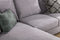 Furntastik Carrara 3 zits bank CL links, stof RIB, grijs