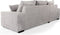 Furntastik Carrara 3 zits bank CL links, stof RIB, grijs