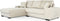 Furntastik Casamari 3 zits bank CL links, stof RIB, naturel