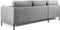 Furntastik Faenza 3 zits bank CL links, stof Heaven, grijs