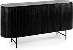 Furntastik Faro Tv-meubel 4D, 165 cm, zwart