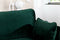 Furntastik Ferrara 3 zits bank CL rechts, stof Fashion Velvet, groen