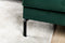 Furntastik Ferrara 3 zits bank CL rechts, stof Fashion Velvet, groen