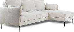 Furntastik Florence 3 zits bank CL rechts, stof Heaven, naturel