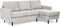 Furntastik Forli 3 zits bank CL L+R, stof RIB, naturel
