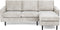 Furntastik Forli 3 zits bank CL L+R, stof RIB, naturel