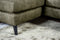 Furntastik Formia 3 zits bank CL L+R, stof Savannah, groen