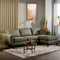 Furntastik Formia 3 zits bank CL L+R, stof Savannah, groen