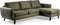 Furntastik Formia 3 zits bank CL L+R, stof Savannah, groen