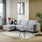 Furntastik Galatina 3 zits bank CL L+R, stof Chloe, grijs