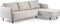 Furntastik Grosseto 3 zits bank CL L+R, stof Urban, grijs