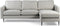 Furntastik Gubbio 3 zits bank CL L+R, stof Woven, beige