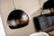 Furntastik Hanglamp, 3-lichts, H340 zwart