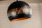 Furntastik Hanglamp, 3-lichts, H340 zwart