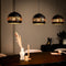 Furntastik Hanglamp, 3-lichts, H340 zwart