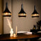 Furntastik Hanglamp, 3-lichts, H340 zwart