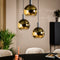 Furntastik Hanglamp, 3-lichts,H850 goud