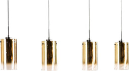 Furntastik Hanglamp, 4-lichts, H850 goud