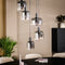 Furntastik Hanglamp, 5-lichts, H340 smoke glas
