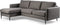 Furntastik Herculaneum 3 zits bank CL L+R, stof Woven, taupe