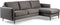 Furntastik Herculaneum 3 zits bank CL L+R, stof Woven, taupe
