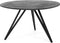 Furntastik Maia Eetkamertafel rond, 130 cm, zwart
