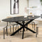 Furntastik Mirandela Eetkamertafel ovaal, 230x110 cm, zwart