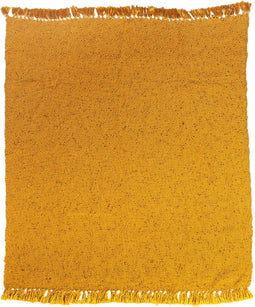Furntastik Oeiras Plaid, 130x170 cm, mosterd